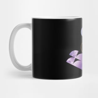 Purple Moon Space 70s Retro Abstract Mug